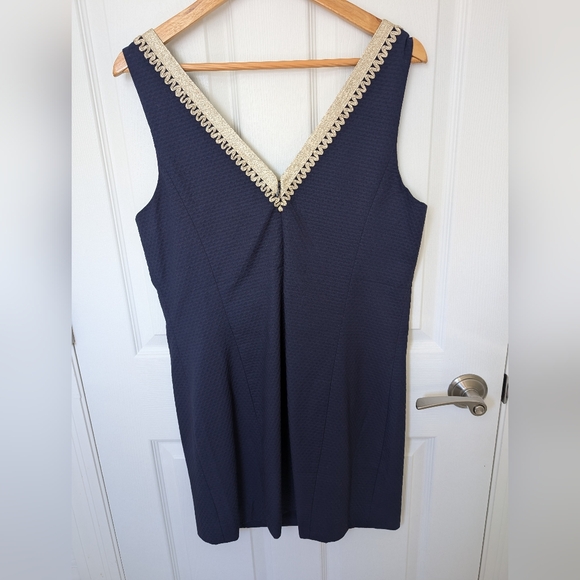 NWT Navy&Gold Lilly Pulitzer Dress - Picture 8 of 10